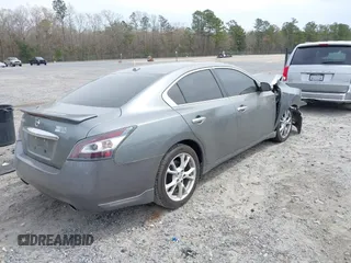 2014 Nissan Maxima SV with VIN 1N4AA5AP4EC912507, listed as a IAAI auction lot 41875448 with 132,127 mi miles and . Bid and sale history available at DreamBid. Image 4.
