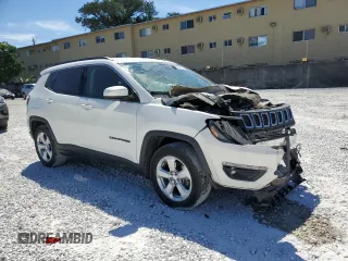 2019 Jeep Compass Latitude with VIN 3C4NJCBB7KT855237, listed as a Copart auction lot 49662255 with 30,672 mi miles and Non repairable. Bid and sale history available at DreamBid. Image 4.