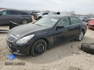 2011 Infiniti G25 Sedan x with VIN JN1DV6AR4BM451983, listed as a Copart auction lot 49531035 with 101,079 mi miles and Salvage Title. Bid and sale history available at carsss.com. Image 1.