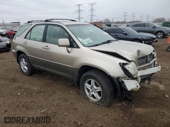 2001 Lexus RX 300 z VIN JTJHF10U910182130, wystawiony jako Copart lot #53809435 z przebiegiem Nie podano mil oraz Szkoda całkowita • Salvage title. Historia ofert i sprzedaży dostępna na DreamBid. Obrazek 4.