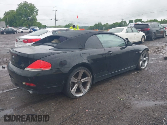 2007 BMW 6 Series 650i with VIN WBAEK13507CN80479, listed as a IAAI auction lot 42149721 with 140,967 mi miles. Bid and sale history available at carsss.com. Image 4.