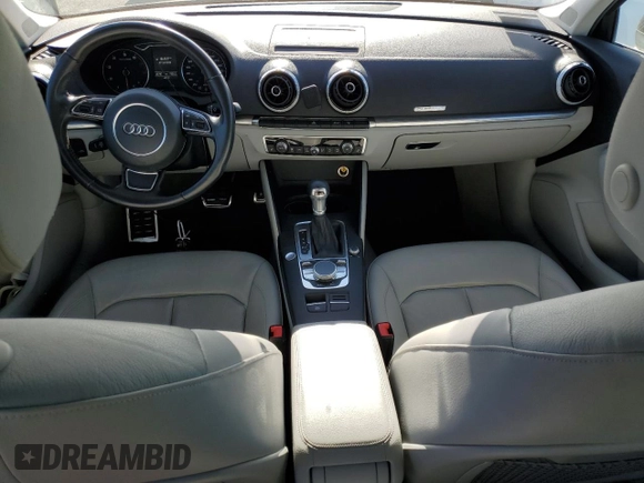 2015 Audi A3 2.0T Premium Plus with VIN WAUEFGFF0F1038059, listed as a Copart auction lot 61135833 with 58,787 mi miles. Bid and sale history available at carsss.com. Image 8.