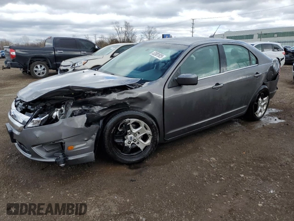 2011 Ford Fusion SE with VIN 3FAHP0HA1BR218419, listed as a Copart auction lot 52001925 with 165,435 mi miles and Salvage Title. Bid and sale history available at carsss.com. Image 1.