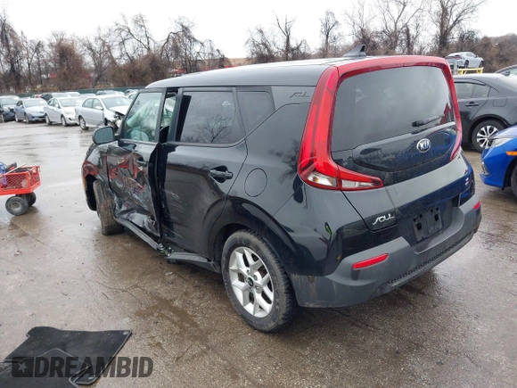 2020 Kia Soul S with VIN KNDJ23AU6L7121354, listed as a IAAI auction lot 41522878 with 79,136 mi miles. Bid and sale history available at carsss.com. Image 3.
