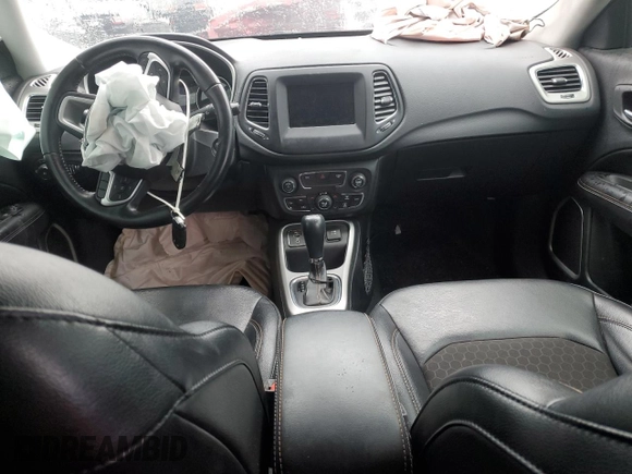 2020 Jeep Compass Latitude with VIN 3C4NJCBBXLT153012, listed as a Copart auction lot 48601875 with 60,850 mi miles and Salvage Title. Bid and sale history available at carsss.com. Image 8.