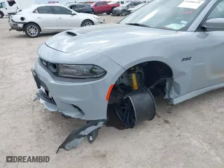 2021 Dodge Charger Scat Pack with VIN 2C3CDXGJ2MH535748, listed as a IAAI auction lot 41400534 with 48424 miles. Bid and sale history available at carsss.com. Image 6.