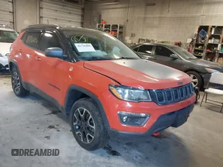 2020 Jeep Compass Trailhawk with VIN 3C4NJDDB9LT122174, listed as a IAAI auction lot 41736406 with 74,807 mi miles and . Bid and sale history available at carsss.com. Image 6.