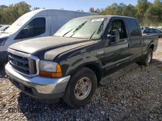 2001 Ford Super Duty F-250 XL with VIN 3FTNW20F01MA75204, listed as a Copart auction lot 75667154 with 0 mi miles and Salvage Title. Bid and sale history available at carsss.com. Image 1.