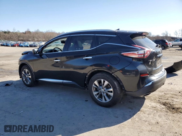 2015 Nissan Murano SL with VIN 5N1AZ2MH1FN216727, listed as a Copart auction lot 52558545 with 99,885 mi miles and Salvage Title. Bid and sale history available at DreamBid. Image 2.