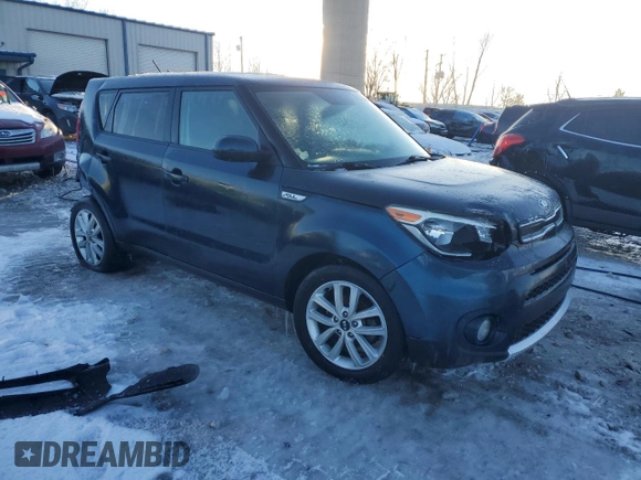 2018 Kia Soul + with VIN KNDJP3A59J7511095, listed as a Copart auction lot 41427965 with Not Provided miles and Non Repairable. Bid and sale history available at DreamBid. Image 4.