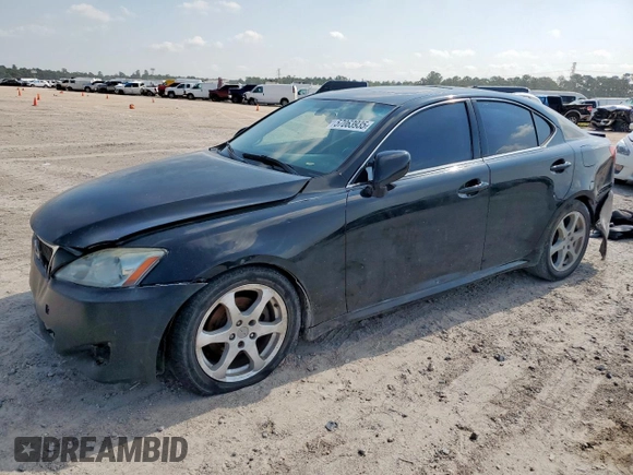 2008 Lexus IS 250 z VIN JTHBK262282065082, wystawiony jako Copart lot #57063935 z przebiegiem 159 294 mil mil oraz Szkoda całkowita • Salvage title. Historia ofert i sprzedaży dostępna na DreamBid. Obrazek 1.