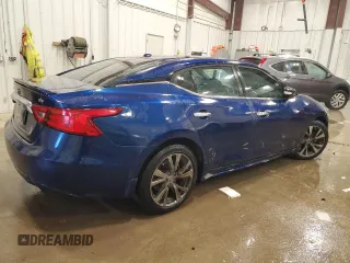 2016 Nissan Maxima S with VIN 1N4AA6AP6GC400398, listed as a Copart auction lot 88430535 with 45,901 mi miles and Clean Title. Bid and sale history available at DreamBid. Image 3.