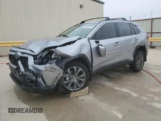 2025 Toyota RAV4 Hybrid XLE Premium with VIN JTMB6RFV1SD152590, listed as a Copart auction lot 44530135 with 1,192 mi miles and Salvage title. Bid and sale history available at DreamBid. Image 1.