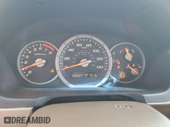 2007 Honda Pilot EX with VIN 5FNYF18457B007990, listed as a Copart auction lot 52753905 with 166,027 mi miles and Salvage Title. Bid and sale history available at DreamBid. Image 9.