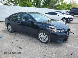 2021 Nissan Sentra S z VIN 3N1AB8BV8MY230664, wystawiony jako Copart lot #57080355 z przebiegiem 45 439 mil mil oraz Szkoda całkowita • Salvage title. Historia ofert i sprzedaży dostępna na DreamBid. Obrazek 4.