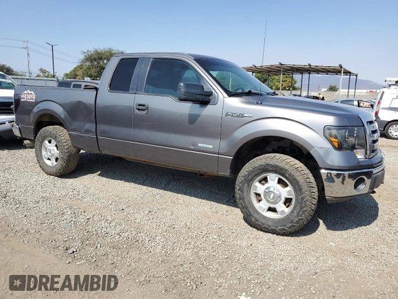 2012 Ford F-150 XL with VIN 1FTFX1ET3CFA89174, listed as a Copart auction lot 63709535 with 111,716 mi miles and Clean title. Bid and sale history available at DreamBid. Image 4.