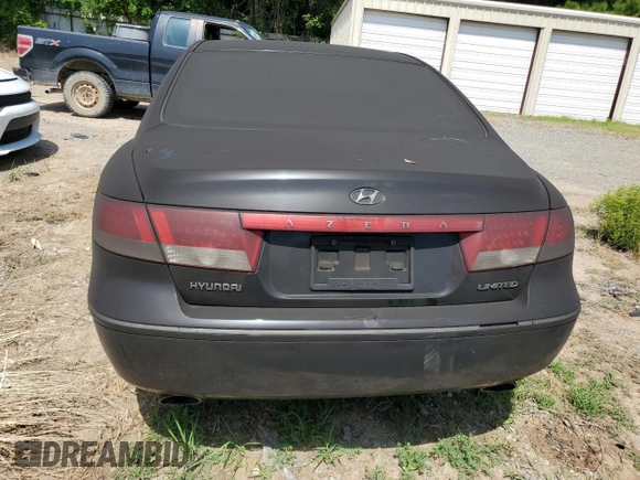 2006 Hyundai Azera SE z VIN KMHFC46F56A035393, wystawiony jako Copart lot #63339195 z przebiegiem Nie podano mil oraz Szkoda całkowita • Salvage title. Historia ofert i sprzedaży dostępna na DreamBid. Obrazek 6.