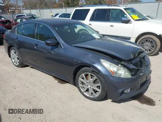 2010 Infiniti G37 x with VIN JN1CV6AR7AM456881, listed as a IAAI auction lot 41791553 with Not Provided miles. Bid and sale history available at carsss.com. Image 1.