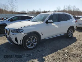 2024 BMW X3 xDrive30i with VIN 5UX53DP0XR9V54471, listed as a Copart auction lot 49241855 with 10,125 mi miles and Salvage Title. Bid and sale history available at carsss.com. Image 1.