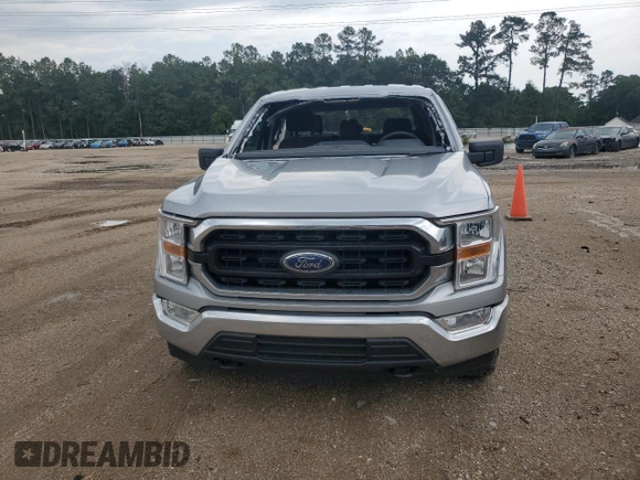 2021 Ford F-150 XL with VIN 1FTFW1E58MFA71291, listed as a Copart auction lot 57894045 with 78,892 mi miles and Salvage title. Bid and sale history available at DreamBid. Image 5.