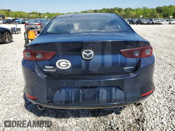 2021 Mazda 3 S with VIN JM1BPAAL3M1326099, listed as a Copart auction lot 52400115 with 58,159 mi miles and Salvage Title. Bid and sale history available at DreamBid. Image 6.