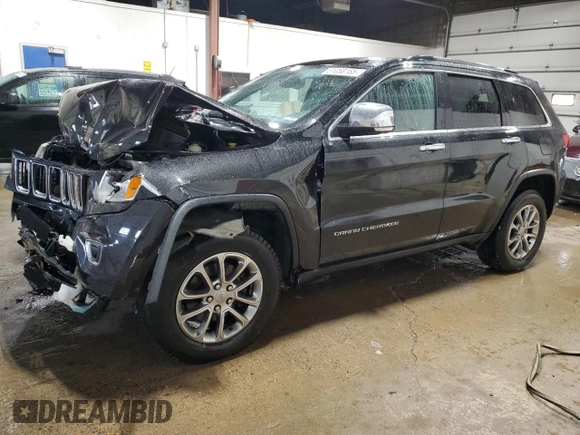 2014 Jeep Grand Cherokee Limited with VIN 1C4RJFBG3EC567844, listed as a Copart auction lot 51058165 with 139,337 mi miles and Salvage Title. Bid and sale history available at carsss.com. Image 1.