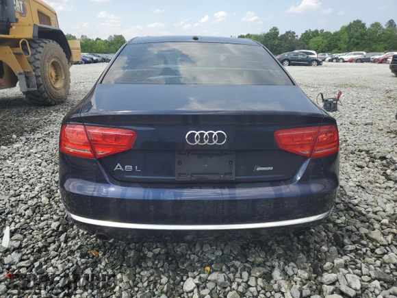 2013 Audi A8 L 3.0L with VIN WAURGAFD0DN003358, listed as a Copart auction lot 55416175 with 114,973 mi miles and Salvage Title. Bid and sale history available at carsss.com. Image 6.
