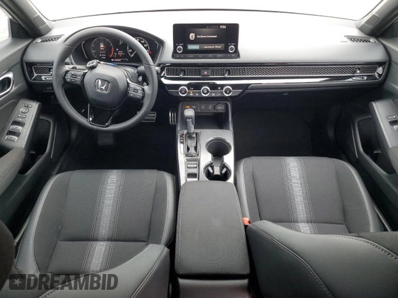 2025 Honda Civic Sport with VIN 2HGFE2F52SH556966, listed as a Copart auction lot 51869595 with 1,237 mi miles and Salvage title. Bid and sale history available at DreamBid. Image 8.