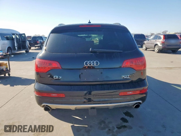 2015 Audi Q7 Premium Plus with VIN WA1LGAFEXFD007003, listed as a Copart auction lot 48522145 with 69,468 mi miles and Salvage Title. Bid and sale history available at DreamBid. Image 6.