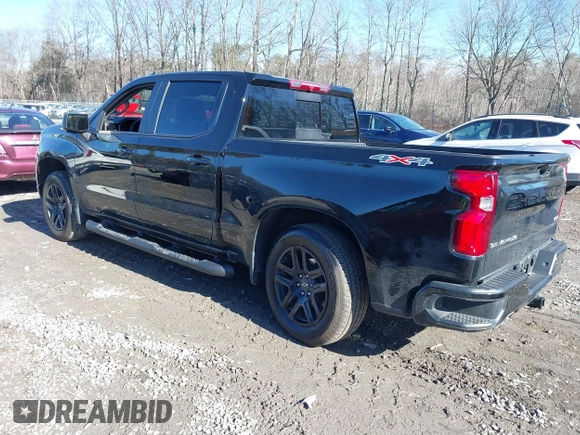 2023 Chevrolet Silverado 1500 RST with VIN 1GCUDEEL4PZ303326, listed as a IAAI auction lot 41763597 with 16,257 mi miles and . Bid and sale history available at DreamBid. Image 3.