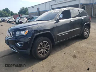 2014 Jeep Grand Cherokee Limited with VIN 1C4RJFBGXEC156215, listed as a Copart auction lot 61475895 with 154,507 mi miles and Salvage title. Bid and sale history available at DreamBid. Image 1.