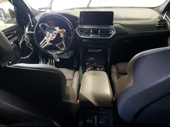 2022 BMW X4 M with VIN 5YM23EC05N9J23246, listed as a Copart auction lot 48730835 with 0 mi miles and Salvage Title. Bid and sale history available at carsss.com. Image 8.