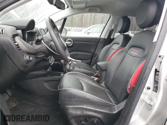 2016 FIAT 500X Trekking Plus with VIN ZFBCFXET1GP377528, listed as a Copart auction lot 83615184 with 112,183 mi miles and Salvage title. Bid and sale history available at DreamBid. Image 7.