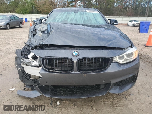 2015 BMW 4 Series 428i xDrive with VIN WBA3N5C59FK198817, listed as a Copart auction lot 50234525 with 134,233 mi miles and Salvage title. Bid and sale history available at DreamBid. Image 5.