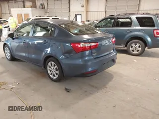 2016 Kia Rio LX with VIN KNADM4A38G6660555, listed as a IAAI auction lot 41754811 with 127,534 mi miles. Bid and sale history available at carsss.com. Image 3.