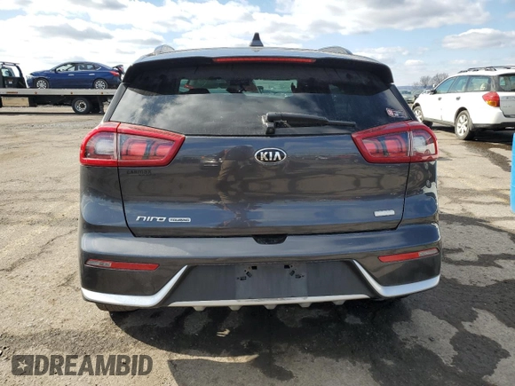 2018 Kia Niro EX with VIN KNDCC3LC9J5140791, listed as a Copart auction lot 44413335 with 107,213 mi miles and Salvage Title. Bid and sale history available at carsss.com. Image 6.