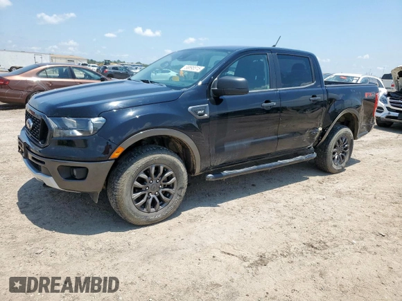 2020 Ford Ranger XL with VIN 1FTER4EH9LLA85327, listed as a Copart auction lot 58895515 with 52,156 mi miles and Salvage title. Bid and sale history available at DreamBid. Image 1.