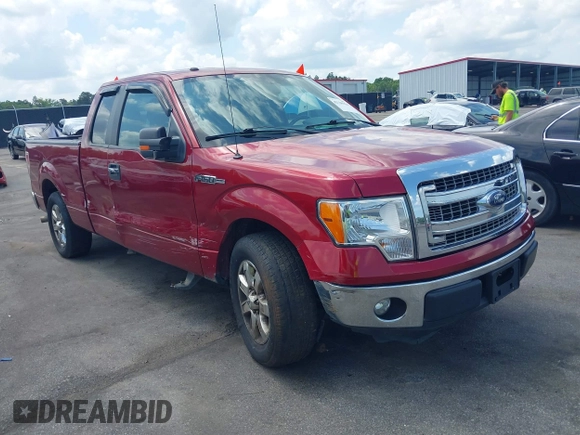 2014 Ford F-150 XL with VIN 1FTEX1CM2EFA98670, listed as a IAAI auction lot 42138558 with 181,374 mi miles and . Bid and sale history available at DreamBid. Image 1.