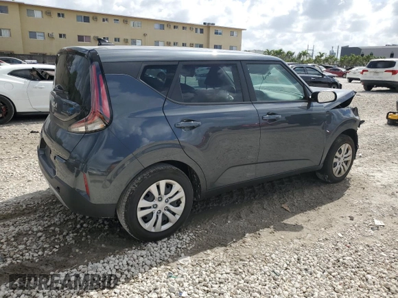2025 Kia Soul LX with VIN KNDJ23AU8S7249125, listed as a Copart auction lot 51434745 with 6,304 mi miles and Non Repairable. Bid and sale history available at DreamBid. Image 3.