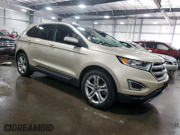 2018 Ford Edge Titanium with VIN 2FMPK4K90JBB61813, listed as a Copart auction lot 81506884 with 64,127 mi miles and Salvage Title. Bid and sale history available at carsss.com. Image 4.