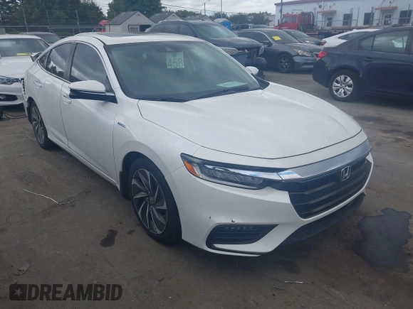 2019 Honda Insight Touring with VIN 19XZE4F91KE007748, listed as a IAAI auction lot 40233174 with 78,036 mi miles and . Bid and sale history available at DreamBid. Image 1.