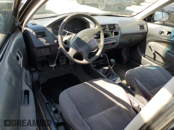 1997 Honda Civic DX with VIN 1HGEJ6128VL083271, listed as a Copart auction lot 72088024 with 329,655 mi miles and Salvage Title. Bid and sale history available at carsss.com. Image 8.