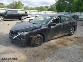 2018 Honda Civic Sedan LX with VIN 2HGFC2F50JH582244, listed as a Copart auction lot 53786895 with 0 mi miles and Salvage Title. Bid and sale history available at carsss.com. Image 1.