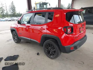 2017 Jeep Renegade Altitude with VIN ZACCJBBB9HPG47295, listed as a IAAI auction lot 42078881 with 49,824 mi miles and . Bid and sale history available at DreamBid. Image 3.