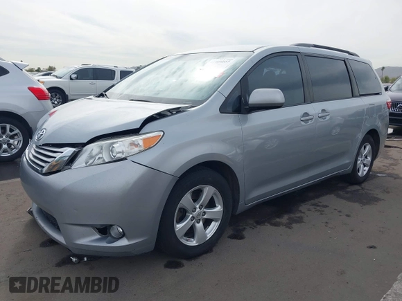 2015 Toyota Sienna LE AAS with VIN 5TDKK3DC6FS627672, listed as a IAAI auction lot 41900555 with 205,111 mi miles. Bid and sale history available at carsss.com. Image 17.