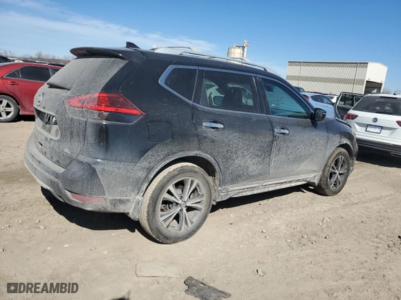 2017 Nissan Rogue SL with VIN 5N1AT2MTXHC827876, listed as a Copart auction lot 46590435 with 149,446 mi miles and Salvage Title. Bid and sale history available at carsss.com. Image 3.