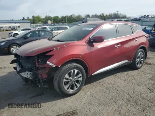 2017 Nissan Murano S z VIN 5N1AZ2MH7HN182876, wystawiony jako Copart lot #54672355 z przebiegiem 98 744 mil mil oraz Szkoda całkowita • Salvage title. Historia ofert i sprzedaży dostępna na DreamBid. Obrazek 1.