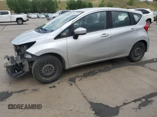 2017 Nissan Note SV with VIN 3N1CE2CP9HL360839, listed as a Copart auction lot 63847715 with 103,826 mi miles and Salvage title. Bid and sale history available at DreamBid. Image 1.