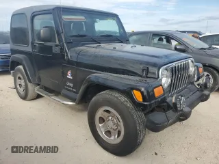 2003 Jeep Wrangler X with VIN 1J4FA39S33P364688, listed as a Copart auction lot 74842374 with Not Provided miles and Non Repairable. Bid and sale history available at carsss.com. Image 4.