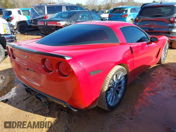 2008 Chevrolet Corvette with VIN 1G1YY26W885124642, listed as a IAAI auction lot 41585244 with 108,502 mi miles. Bid and sale history available at carsss.com. Image 4.